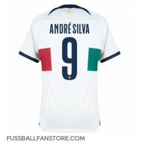 Portugal Andre Silva #9 Replik Auswärtstrikot WM 2022 Kurzarm